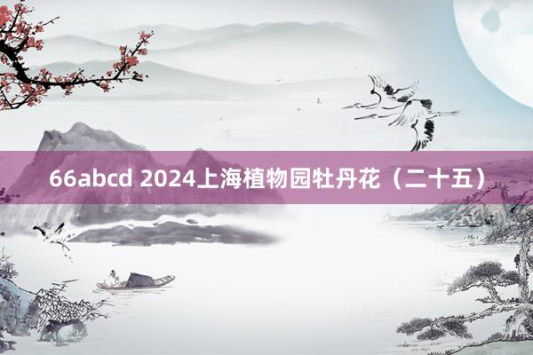 66abcd 2024上海植物园牡丹花（二十五）